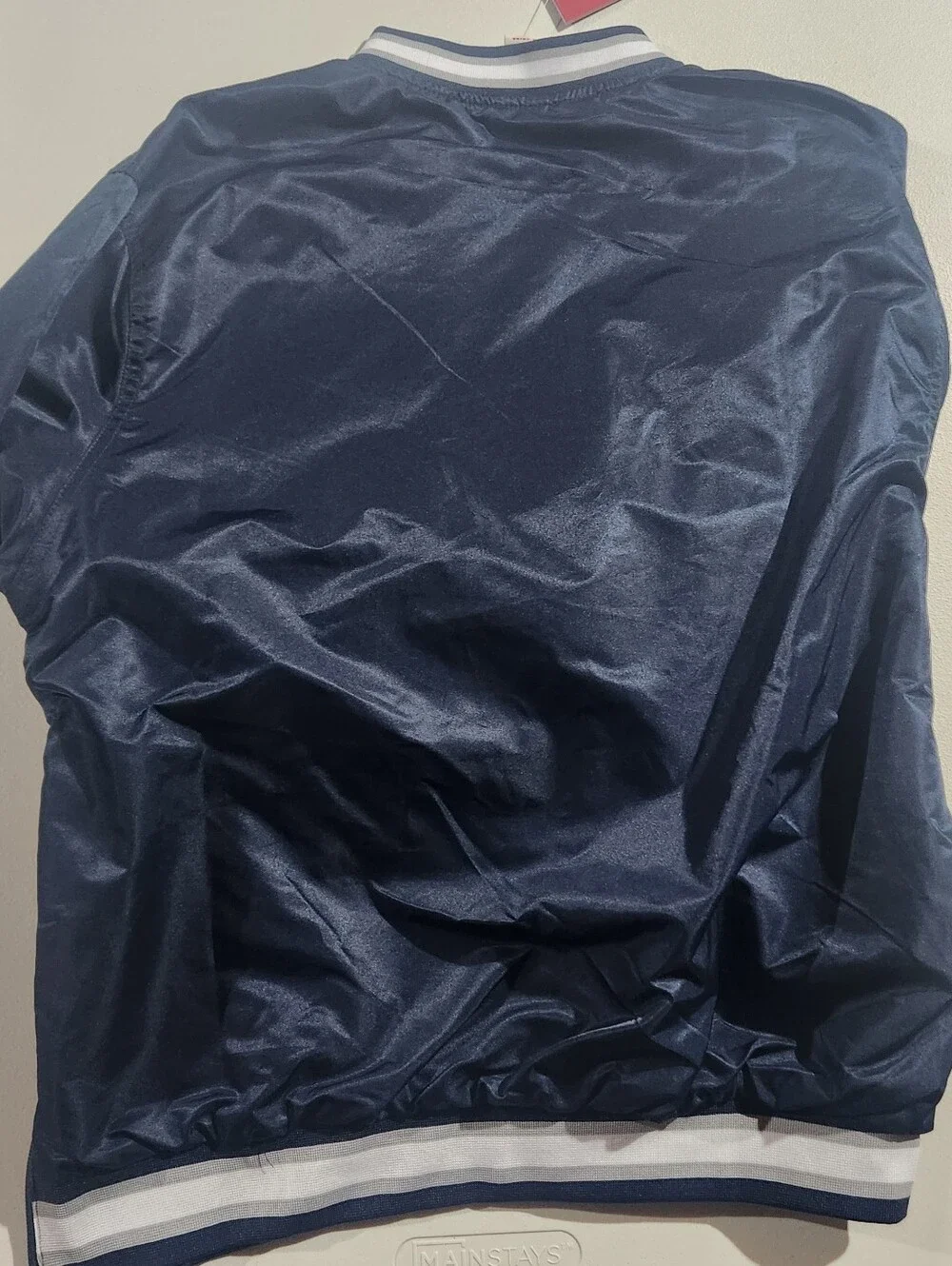 Dallas Cowboys Navy Blue Pullover Jacket with Side Zipper And A Star Logo Size S